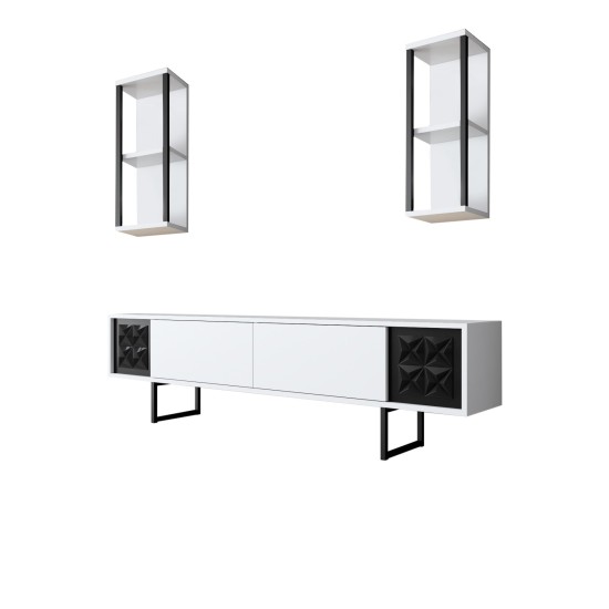 TV Unit Black Line - White, Black White
Black TV Unit Black Line - White, Black White
Black