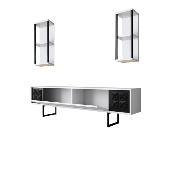 TV Unit Black Line - White, Black White
Black TV Unit Black Line - White, Black White
Black