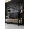TV Unit Chrome Line - Walnut, Black Walnut
Black
