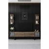 TV Unit Chrome Line - Walnut, Black Walnut
Black