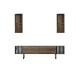 TV Unit Chrome Line - Walnut, Black Walnut
Black TV Unit Chrome Line - Walnut, Black Walnut
Black