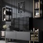 TV Unit Gold Line - Anthracite, Black Anthracite
Black
