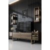 TV Unit Gold Line - Walnut, Black Walnut
Black
