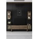 TV Unit Gold Line - Walnut, Black Walnut
Black