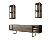 TV Unit Gold Line - Walnut, Black Walnut
Black