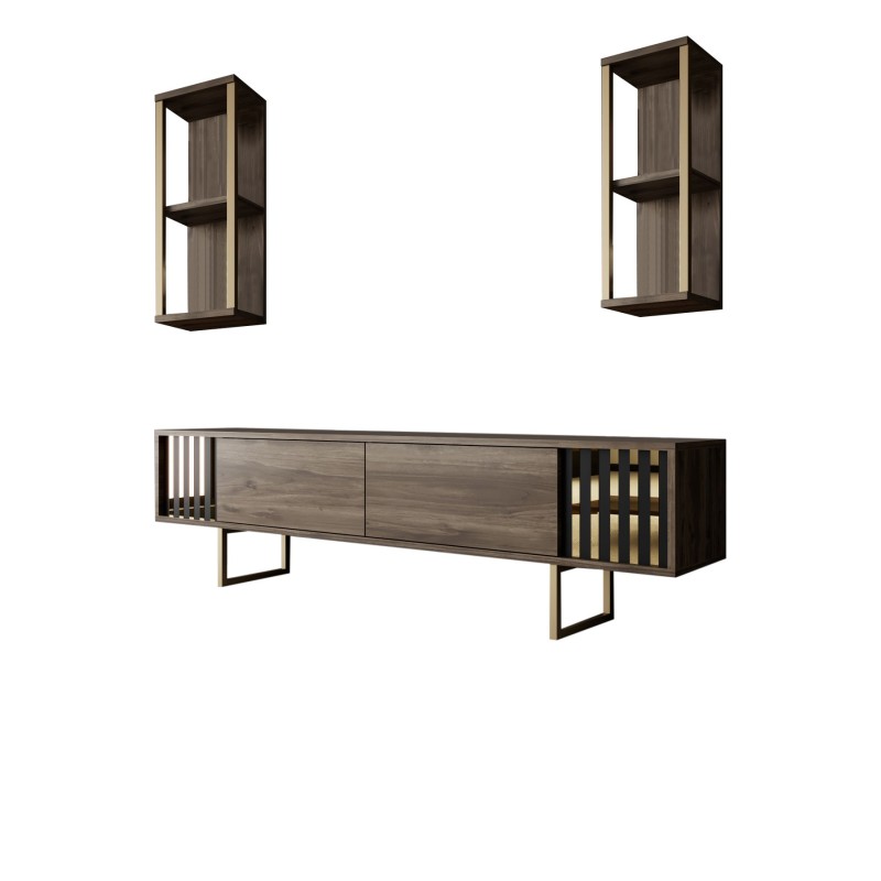 TV Unit Gold Line - Walnut, Black Walnut
Black