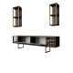 TV Unit Gold Line - Walnut, Black Walnut
Black