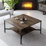 Coffee Table Black Line - Walnut, Black Walnut
Black