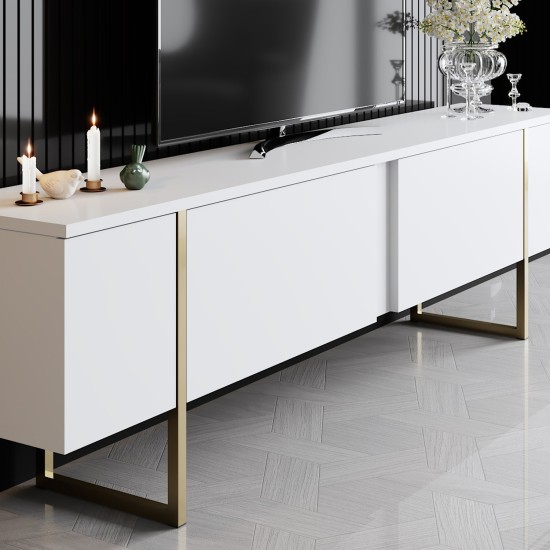 Σύνθεση Σαλονιού 2τμχ - Luxe Set - Χρώμα Λευκό, Χρυσό Σύνθεση Σαλονιού 2τμχ - Luxe Set - Χρώμα Λευκό, Χρυσό