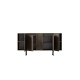 Μπουφές Luxe 160x80x35cm - Καρυδί Μαύρο Μπουφές Luxe 160x80x35cm - Καρυδί Μαύρο