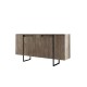 Μπουφές Luxe 160x80x35cm - Καρυδί Μαύρο Μπουφές Luxe 160x80x35cm - Καρυδί Μαύρο
