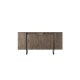 Μπουφές Luxe 160x80x35cm - Καρυδί Μαύρο Μπουφές Luxe 160x80x35cm - Καρυδί Μαύρο