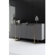 Μπουφές Luxe 160x80x35 - Ανθρακί Χρυσό Μπουφές Luxe 160x80x35 - Ανθρακί Χρυσό