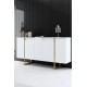Μπουφές Luxe - 160x80x35 Λευκό Χρυσό Μπουφές Luxe - 160x80x35 Λευκό Χρυσό