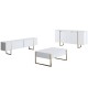 Μπουφές Luxe - 160x80x35 Λευκό Χρυσό Μπουφές Luxe - 160x80x35 Λευκό Χρυσό