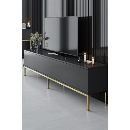 TV Stand Lord - Anthracite, Gold Anthracite
Gold TV Stand Lord - Anthracite, Gold Anthracite
Gold
