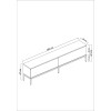 TV Stand Lord - Anthracite, Gold Anthracite
Gold