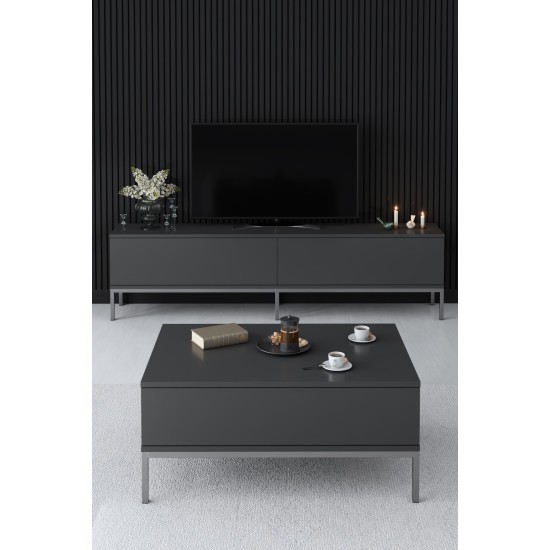 TV Stand Lord - Anthracite, Silver Anthracite
Silver TV Stand Lord - Anthracite, Silver Anthracite
Silver