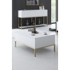 Coffee Table Lord - White, Gold White
Gold
