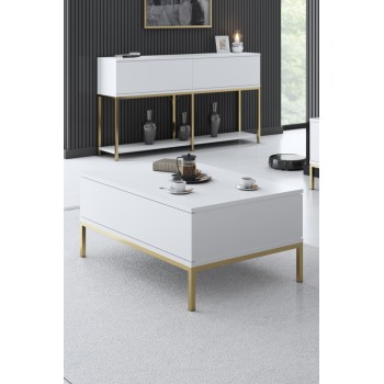 Coffee Table Lord - White, Gold White
Gold