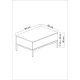 Coffee Table Lord - White, Gold White
Gold