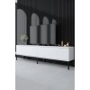 TV Stand Lord - Black, White Black
White