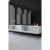 TV Stand Lord - Black, White Black
White