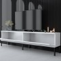 TV Stand Lord - Black, White Black
White