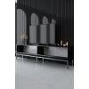 TV Stand Lord - Black, Silver Black
Silver