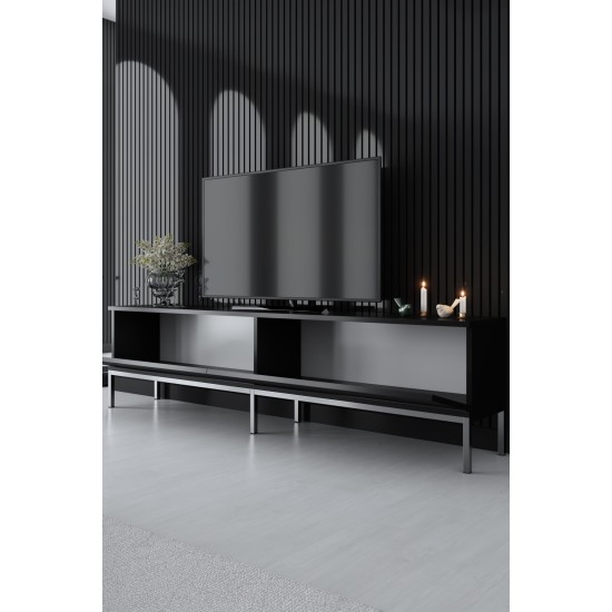 TV Stand Lord - Black, Silver Black
Silver TV Stand Lord - Black, Silver Black
Silver