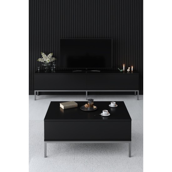 TV Stand Lord - Black, Silver Black
Silver TV Stand Lord - Black, Silver Black
Silver
