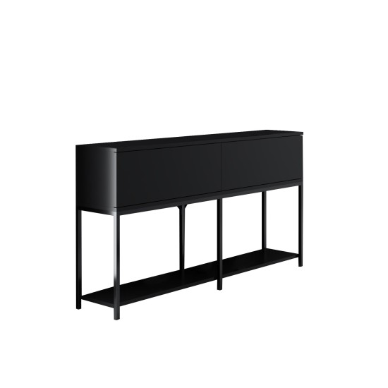 Μπουφές - Lord - Χρώμα Μαύρο - 150x30x80εκ