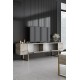 Σύνθεση Σαλονιού Luxe Set - Χρυσό με Εφέ Μαρμάρου - 180x47x30εκ