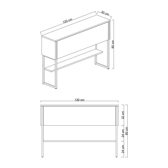 Σύνθεση Σαλονιού Luxe Set - Χρυσό με Εφέ Μαρμάρου - 180x47x30εκ