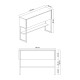 Σύνθεση Σαλονιού Luxe Set - Χρυσό με Εφέ Μαρμάρου - 180x47x30εκ
