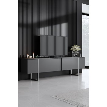 TV Unit Luxe - Anthracite, Silver Anthracite
Silver