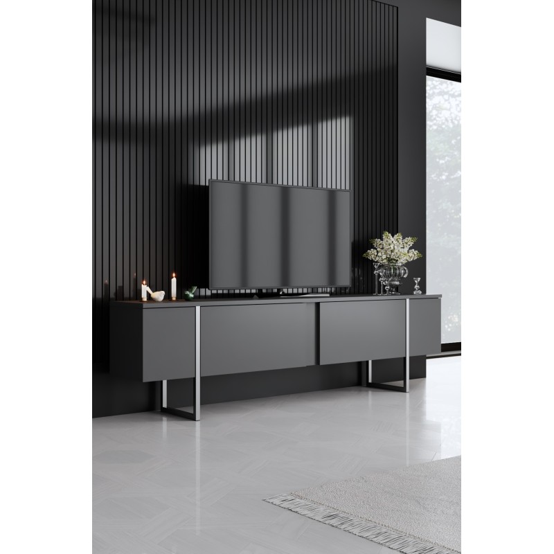 TV Unit Luxe - Anthracite, Silver Anthracite
Silver