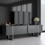 TV Unit Luxe - Anthracite, Silver Anthracite
Silver