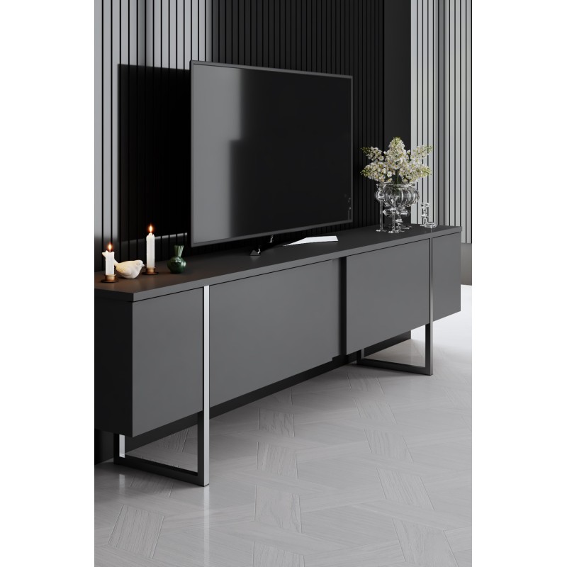 TV Unit Luxe - Anthracite, Silver Anthracite
Silver