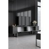 TV Unit Luxe - Anthracite, Silver Anthracite
Silver