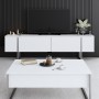 TV Unit Luxe - White, Silver White
Silver