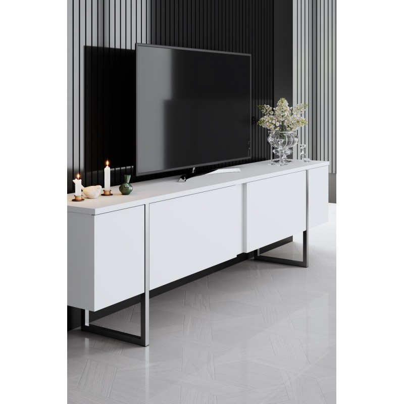 TV Unit Luxe - White, Silver White
Silver