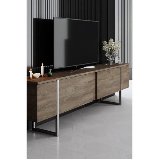 TV Unit Luxe - Walnut, Silver Walnut
Silver TV Unit Luxe - Walnut, Silver Walnut
Silver