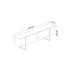 TV Unit Luxe - Walnut, Silver Walnut
Silver
