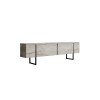 TV Stand Luxe - Travertine, Black Travertine
Black