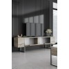 TV Stand Luxe - Travertine, Silver Travertine
Silver