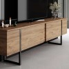 TV Stand Luxe - Atlantic Pine, Black Atlantic Pine
Black