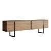 TV Stand Luxe - Atlantic Pine, Black Atlantic Pine
Black