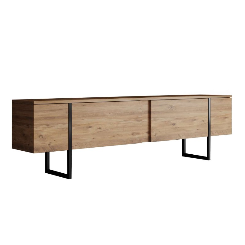 TV Stand Luxe - Atlantic Pine, Black Atlantic Pine
Black