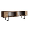 TV Stand Luxe - Atlantic Pine, Black Atlantic Pine
Black